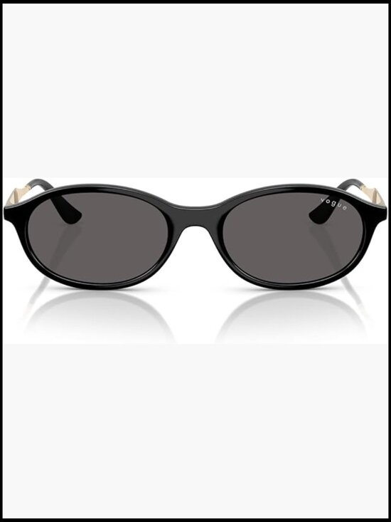 Oval Sunglasses with 100% UV Protection and Plastic Frame